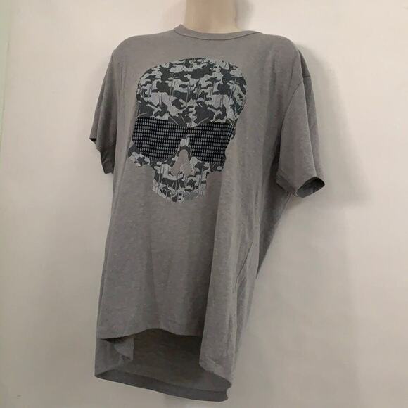 NWOT KARL LAGERFELD PARIS SKULL GRAPHIC TEE SZ XL - Picture 2 of 5